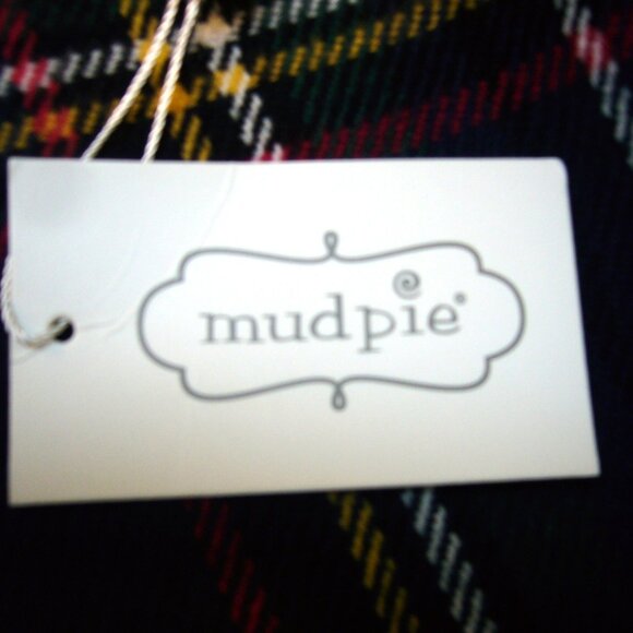 Mud Pie Tartan Plaid Scarf Wrap New - Picture 3 of 5